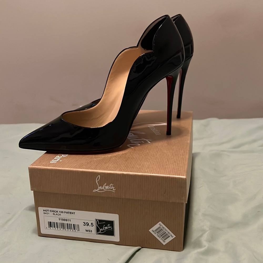 Christian Louboutin Black Patent Heels